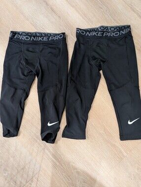 Nike Pro Black Kids' Compression 3/4